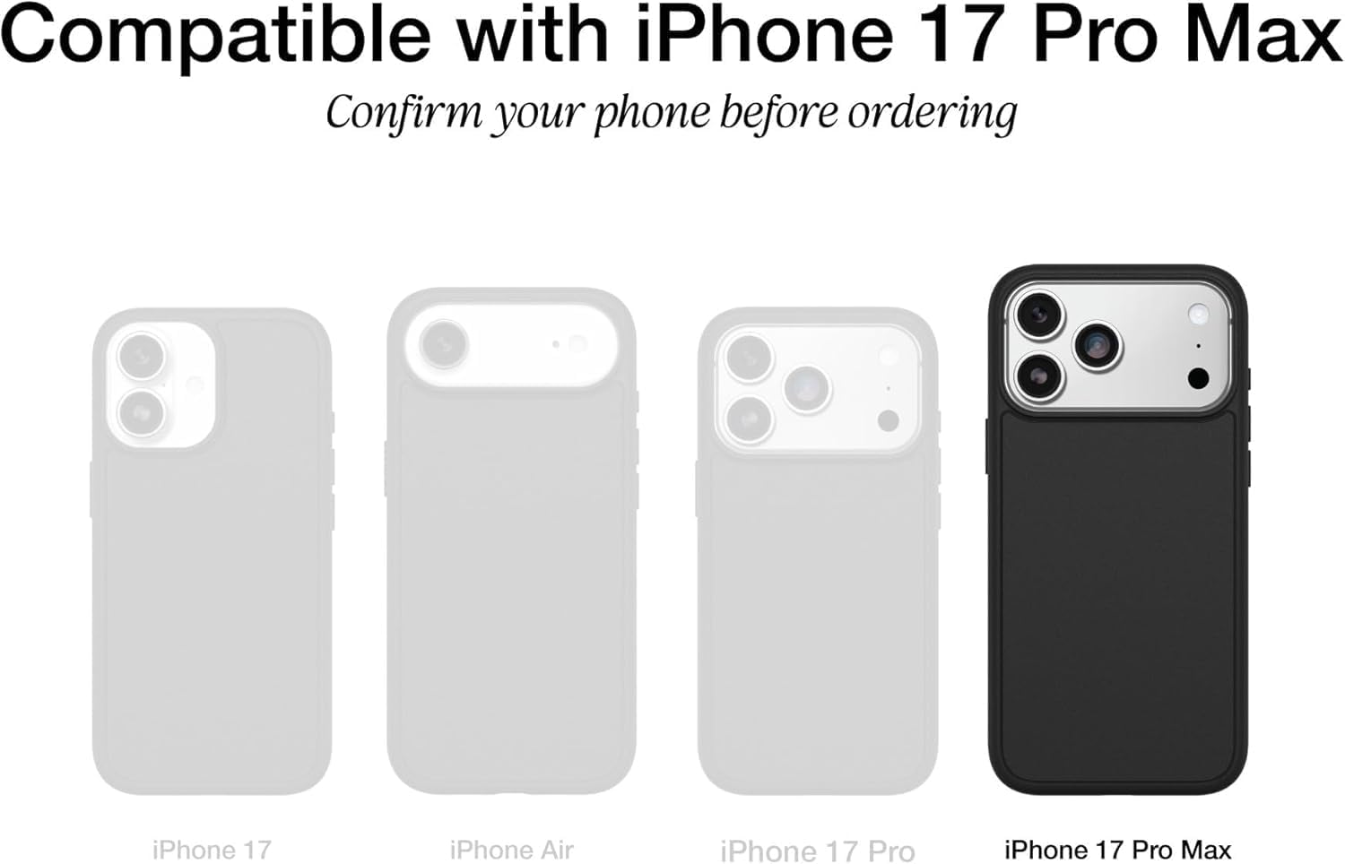 518lX4MEtL._AC_SL1500_ OtterBox iPhone 17 Pro Max (Only) - Defender Series Case - Black Chateau (Black & Orange) - Snaps on MagSafe - Tough - Rugged & Durable