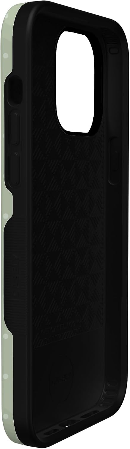 51A6LmD8RVL._AC_SL1500_ Casely iPhone 14 Pro Case | On the Dot | Green Polka Dot | Bold Protective Design | Compatible with MagSafe