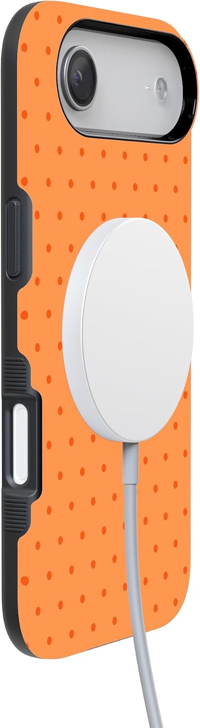 51KQbCc7-QL._AC_SL1500_ Casely iPhone 17 Air Case | On the Dot | Orange Polka Dot | Bold Protective Design | Compatible with MagSafe