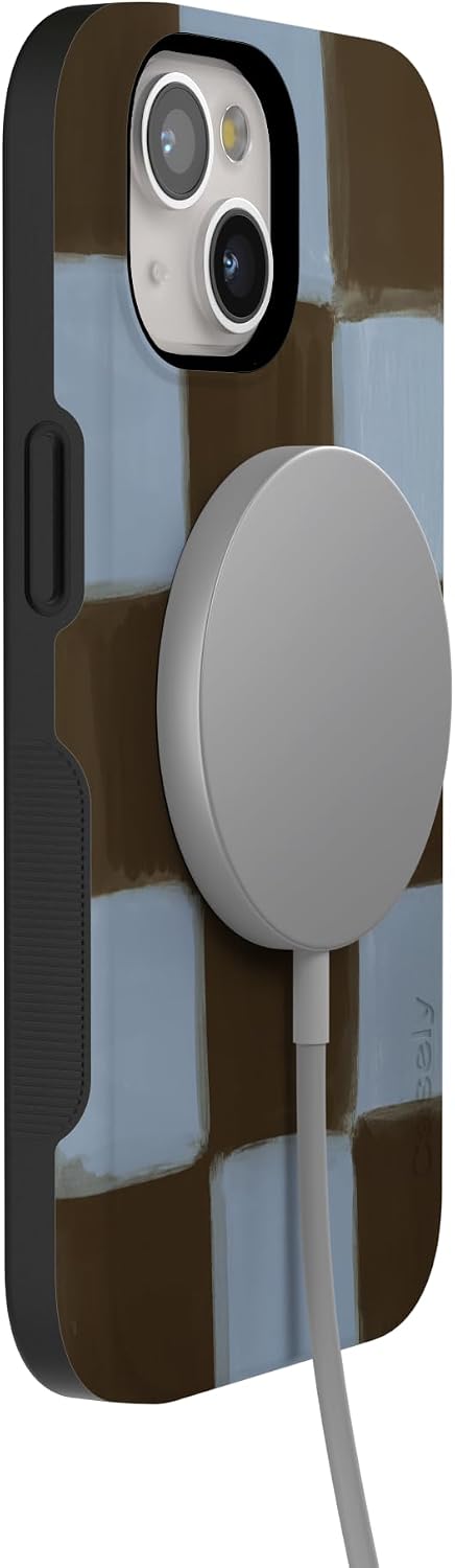 51TyRBz3aHL._AC_SL1500_ Casely iPhone 15 Plus Case | Up River | The Boyfriend Collection | Bold Protective Design | Compatible with MagSafe