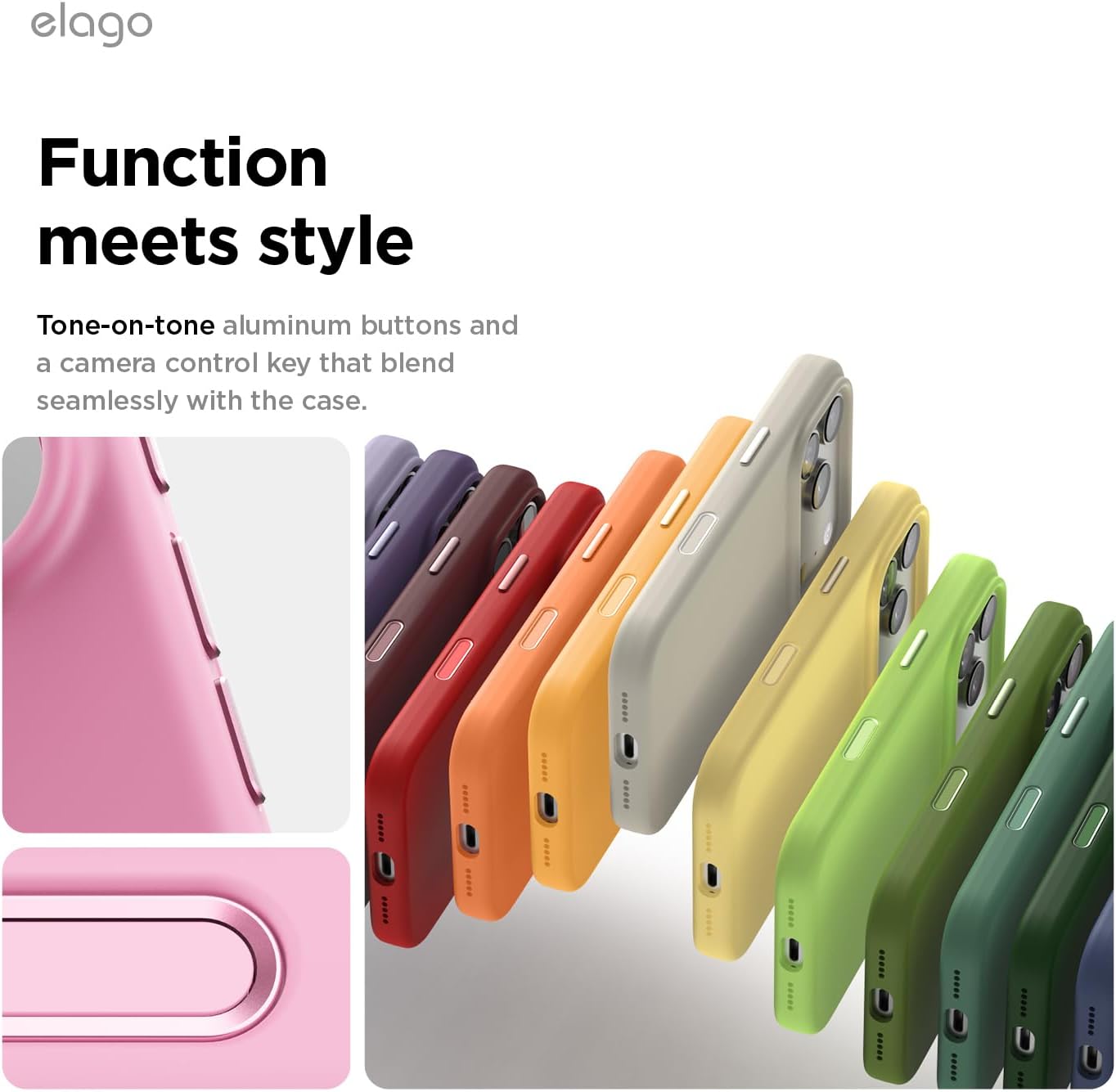 61-Dmt-29-L._AC_SL1500_ elago for iPhone 17 Pro Case, Premium Magnetic Silicone Case, Compatible with MagSafe, Liquid Silicone Material, Protective Cover, Shockproof, Slim Phone, 6.3 inch (Hot Pink)