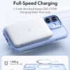 61-Fr46sQcL._AC_SL1500_ ESR for iPhone 17 Case, Camera Control Cover, Compatible with MagSafe, Shockproof Military-Grade Protection, Magnetic Phone Case for iPhone 17, Classic Hybrid Case, Frosted Light Blue