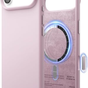 61-Gu9bTzlL._AC_SL1500_ elago for iPhone Air Case, Premium Magnetic Silicone Case, Compatible with MagSafe, Liquid Silicone Material, Protective Cover, Shockproof, Slim Phone, 6.5 inch (Light Lilac)