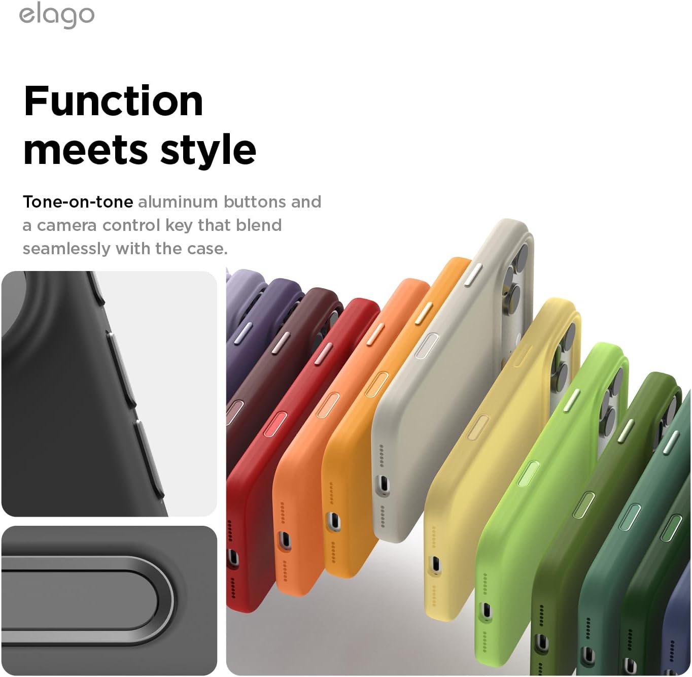 elago for iPhone 17 Pro Max Case, Premium Magnetic Silicone Case, Compatible with MagSafe, Liquid Silicone Material, Protective Cover, Shockproof, Slim Phone, 6.9 inch (Black)
