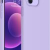 61-houx1eDS._AC_SL1500_ Miracase Compatible with iPhone 12 Case and iPhone 12 Pro Case, Liquid Silicone Gel Rubber Full Body Protection Shockproof Drop Protection Phone Case for iPhone 12/12 Pro 6.1 inch, Violet