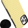 61-keOdmQfL._AC_SL1500_ Casely iPhone 13 Pro Max Case | On the Dot | Yellow Polka Dot | Bold Protective Design | Compatible with MagSafe