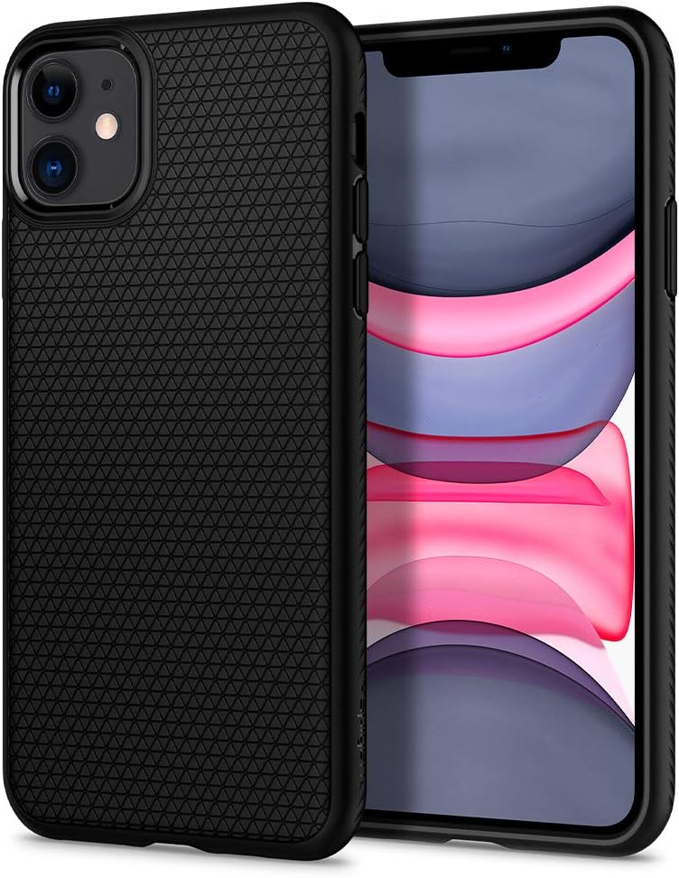 6102vxfmeyL._AC_SL1000_ Spigen Liquid Air Designed for iPhone 11 Case (2019) - Matte Black
