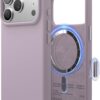 elago for iPhone 17 Pro Case, Premium Magnetic Silicone Case, Compatible with MagSafe, Liquid Silicone Material, Protective Cover, Shockproof, Slim Phone, 6.3 inch (Soft Purple)