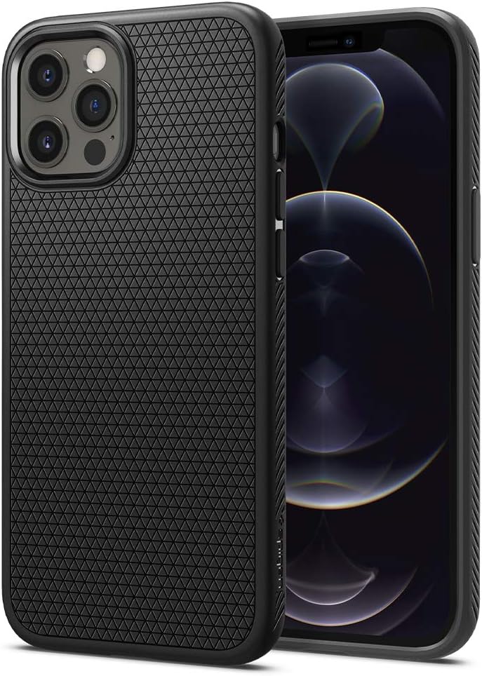 610F-eghHfL._AC_SL1000_ Spigen for iPhone 12 Pro Case, Liquid Air Case for iPhone 12 & 12 Pro - Matte Black
