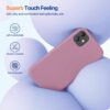 610ojNAsreL._AC_SL1500_ Miracase Designed for iPhone 11 Phone Case, with Screen Protector, Liquid Silicone Gel Rubber Drop Protection Shockproof Cover Phone Case for iPhone 11, Blackcurrant