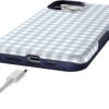 611fT0eiwNL._AC_SL1500_ Casely iPhone 12 Pro Max Case | Pastel Picnic | Blue Gingham | Bold Protective Design | Compatible with MagSafe