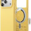 elago for iPhone 17 Pro Case, Premium Magnetic Silicone Case, Compatible with MagSafe, Liquid Silicone Material, Protective Cover, Shockproof, Slim Phone, 6.3 inch (Yellow)