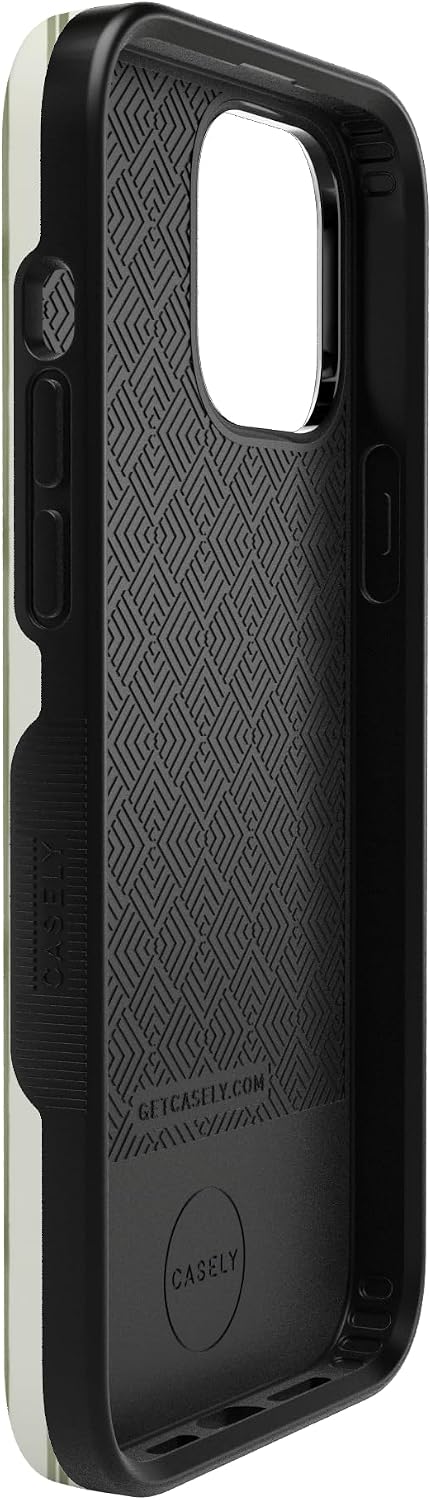 612QEbF-H9L._AC_SL1500_ Casely iPhone 13 Pro Max Case | Linen Stripe | The Boyfriend Collection | Bold Protective Design | Compatible with MagSafe
