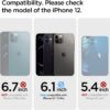 612tWkckbIL._AC_SL1000_ Spigen Liquid Air Designed for iPhone 12 / Designed for iPhone 12 Pro Case (2020) - Navy Blue