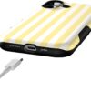 613WguTCouL._AC_SL1500_ Casely iPhone 17 Case | Butter Yellow Stripes | Sunday Best | Bold Protective Design | Compatible with MagSafe
