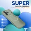 613r-sV2TL._AC_SL1500_ Miracase Magnetic for iPhone 17 Pro Max Case, Compatible with MagSafe, Integrated Silicone Camera Control Cover, 3.0mm Thicken Shockproof Drop Protection Phone Case for 17 ProMax, Patina Green