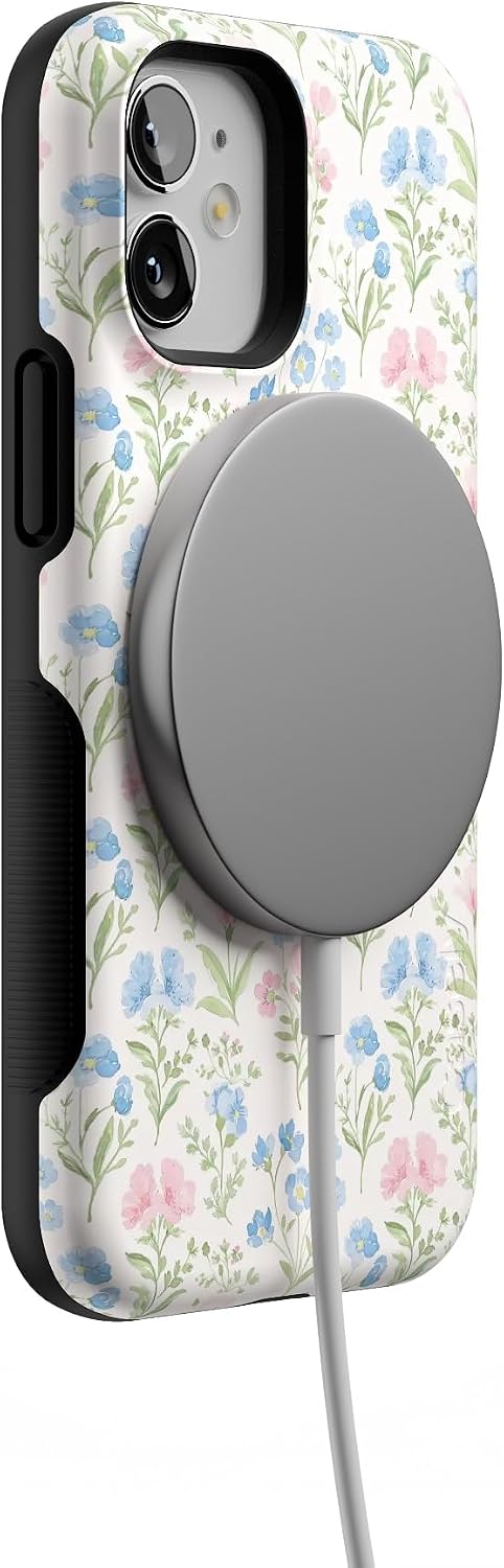 6148tcjNNL._AC_SL1500_ Casely iPhone 12 Mini Case | Pastel Garden | Sunday Best | Bold Protective Design | Compatible with MagSafe
