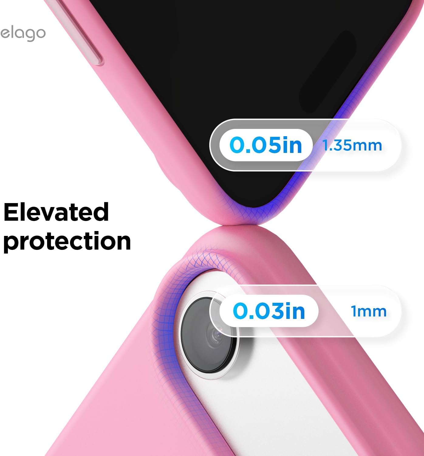 elago for iPhone Air Case, Premium Magnetic Silicone Case, Compatible with MagSafe, Liquid Silicone Material, Protective Cover, Shockproof, Slim Phone, 6.5 inch (Hot Pink)