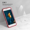 615iU0CPFPL._AC_SL1500_ Miracase Ultra Slim Designed for iPhone SE Case 2022(3rd Gen)/iPhone SE 2020 Case(2nd Gen)/iPhone 7 Case/iPhone 8 Case with Screen Protector, Multi-Color Silicone Shockproof Phone Case(Glossy Red)