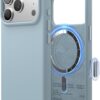 elago for iPhone 17 Pro Case, Premium Magnetic Silicone Case, Compatible with MagSafe, Liquid Silicone Material, Protective Cover, Shockproof, Slim Phone, 6.3 inch (Sky Blue)