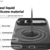 elago for iPhone 17 Pro Max Case, Premium Magnetic Silicone Case, Compatible with MagSafe, Liquid Silicone Material, Protective Cover, Shockproof, Slim Phone, 6.9 inch (Black)
