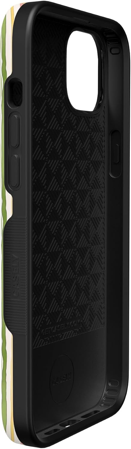 6181WiqvBgL._AC_SL1500_ Casely iPhone 14 Case | Sweet Stripes | Rainbow Pastel | Bold Protective Design | Compatible with MagSafe