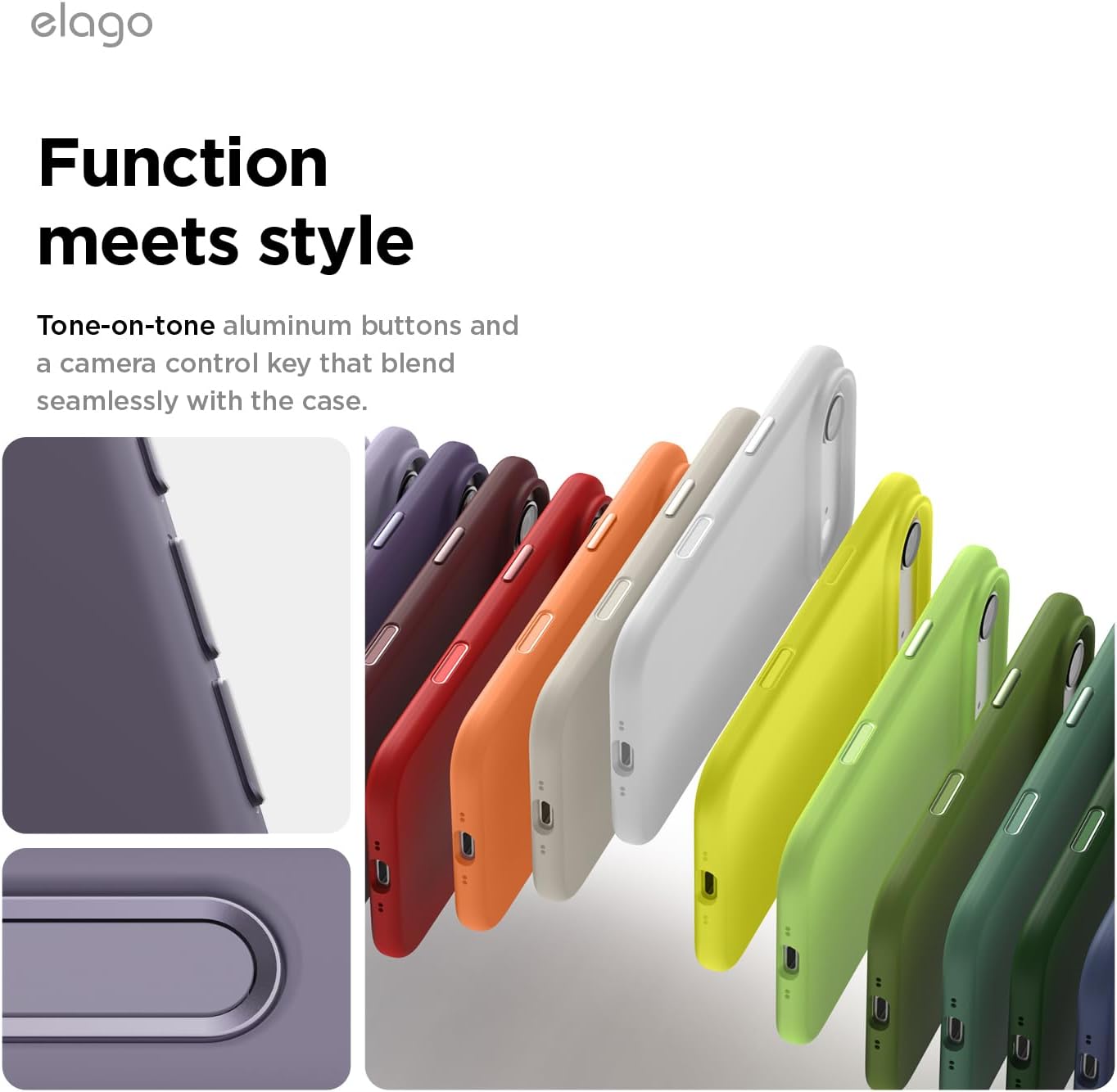 618FMCWoMlL._AC_SL1500_ elago for iPhone Air Case, Premium Magnetic Silicone Case, Compatible with MagSafe, Liquid Silicone Material, Protective Cover, Shockproof, Slim Phone, 6.5 inch (Deep Lavender)