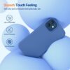 618Ly8dPRgL._AC_SL1500_ Miracase Compatible with iPhone 12 Case and iPhone 12 Pro Case, Liquid Silicone Gel Rubber Full Body Protection Shockproof Drop Protection Phone Case for iPhone 12/12 Pro 6.1 inch, Sky Blue