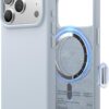 elago for iPhone 17 Pro Case, Premium Magnetic Silicone Case, Compatible with MagSafe, Liquid Silicone Material, Protective Cover, Shockproof, Slim Phone, 6.3 inch (Light Blue)