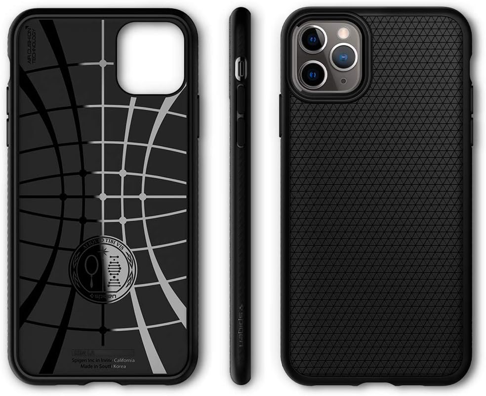 618zOOzd12L._AC_SL1000_ Spigen Liquid Air Designed for iPhone 11 Pro Case (2019) - Matte Black