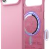 elago for iPhone Air Case, Premium Magnetic Silicone Case, Compatible with MagSafe, Liquid Silicone Material, Protective Cover, Shockproof, Slim Phone, 6.5 inch (Hot Pink)