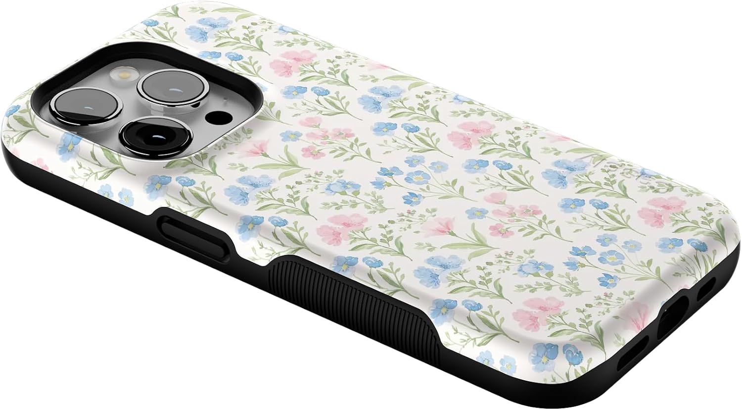 619DxloXCmL._AC_SL1500_ Casely iPhone 15 Pro Case | Sunday Best | Pastel Garden | Bold Protective Design | MagSafe Compatible Design