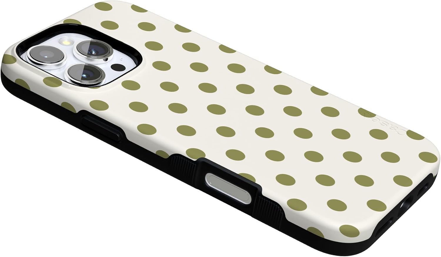 619EyL9bquL._AC_SL1500_ Casely iPhone 16 Pro Case | Spotted in SoHo | Green Polka Dot | Bold Protective Design | Compatible with MagSafe