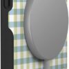 619bAVphXeL._AC_SL1500_ Casely iPhone 15 Case | Pastel Picnic | Blue & Green Gingham | Bold Protective Design | Compatible with MagSafe