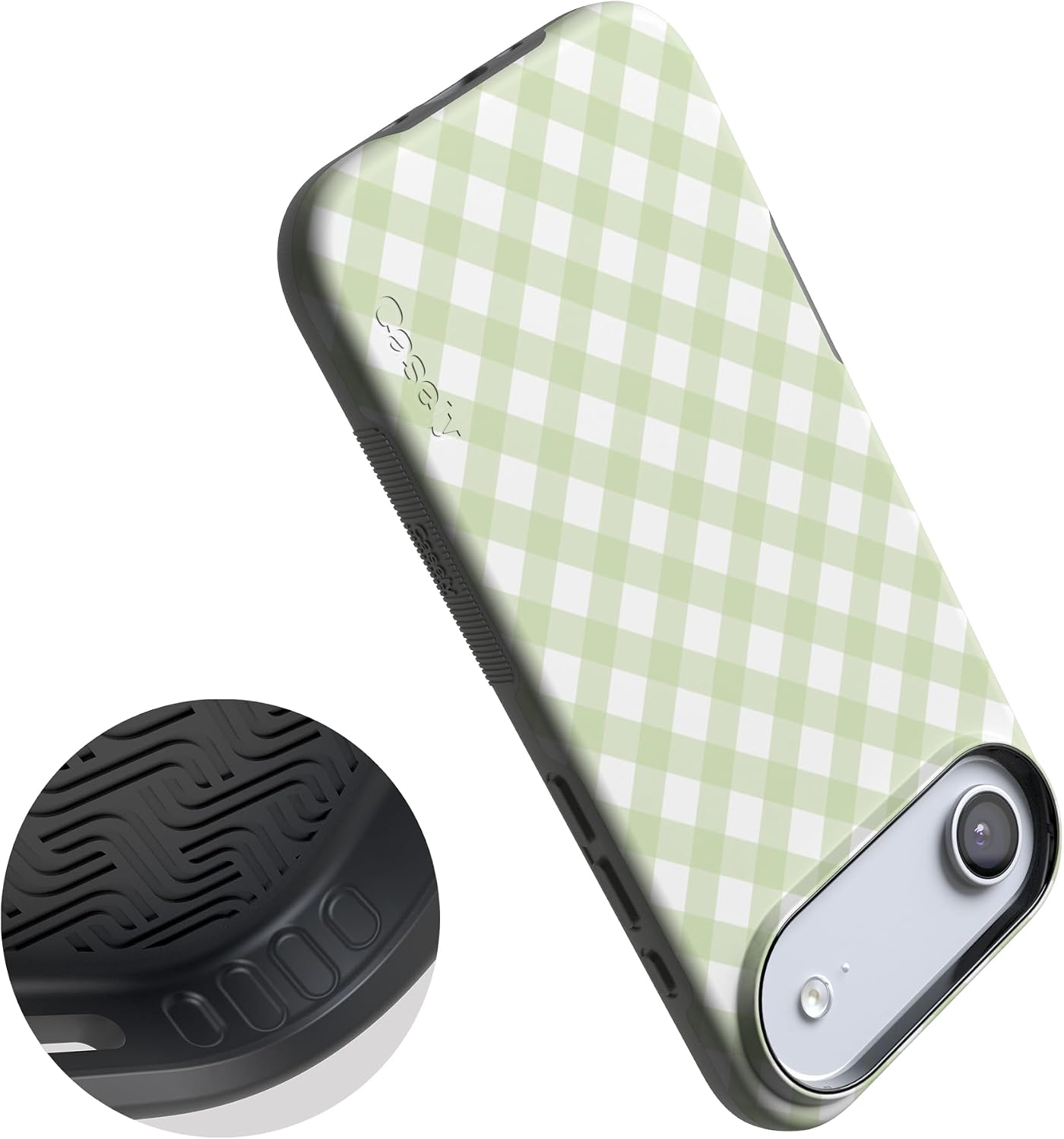 619itPRgv4L._AC_SL1500_ Casely iPhone 17 Air Case | Mint Lattice | Sunday Best | Bold Protective Design | Compatible with MagSafe