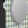 619t9FNV5L._AC_SL1500_ Casely iPhone 15 Pro Case | Pastel Picnic | Blue & Green Gingham | Bold Protective Design | Compatible with MagSafe