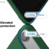 elago for iPhone Air Case, Premium Magnetic Silicone Case, Compatible with MagSafe, Liquid Silicone Material, Protective Cover, Shockproof, Slim Phone, 6.5 inch (Alpine Green)
