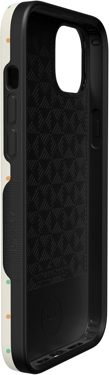 61ASXZEB8yL._AC_SL1500_ Casely iPhone 14 Plus Case | On the Dot | Rainbow Polka Dot | Bold Protective Design | Compatible with MagSafe
