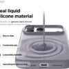 61Ap7d0YLqL._AC_SL1500_ elago for iPhone 17 Pro Max Case, Premium Magnetic Silicone Case, Compatible with MagSafe, Liquid Silicone Material, Protective Cover, Shockproof, Slim Phone, 6.9 inch (Deep Lavender)