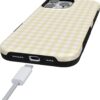 61BMdJGHF5L._AC_SL1500_ Casely iPhone 16 Pro Max Case | Pastel Picnic | Yellow Gingham | Bold Protective Design | Compatible with MagSafe