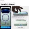 61Bc-w1nbjL._AC_SL1500_ elago for iPhone 17 Pro Case, Premium Magnetic Silicone Case, Compatible with MagSafe, Liquid Silicone Material, Protective Cover, Shockproof, Slim Phone, 6.3 inch (Mint)