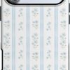 61Bn2iSsw6L._AC_SL1500_ Casely iPhone 17 Pro Max Case | Cottage Stripe | Blue Floral | Bold Protective Design | Compatible with MagSafe