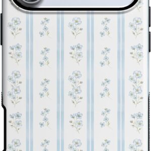 61Bn2iSsw6L._AC_SL1500_ Casely iPhone 17 Pro Max Case | Cottage Stripe | Blue Floral | Bold Protective Design | Compatible with MagSafe