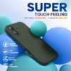61CJOMby1VL._AC_SL1500_ Miracase Magnetic for iPhone 17 Case, Compatible with MagSafe, Integrated Silicone Camera Control Cover, 3.0mm Thicken Shockproof Drop Protection Phone Case for 17,Dark Green