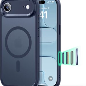 ESR for iPhone Air Case, Camera Control Cover, Compatible with MagSafe, Shockproof Military-Grade Protection, Magnetic Phone Case for iPhone Air, Classic Hybrid Case, Frosted Blue