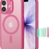 61CzCEAkKWL._AC_SL1500_ ESR for iPhone 17 Case, Camera Control Cover, Compatible with MagSafe, Shockproof Military-Grade Protection, Magnetic Phone Case for iPhone 17, Classic Hybrid Case, Frosted Pink