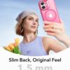 61D8WNrcyNL._AC_SL1500_ ESR for iPhone 17 Case, Camera Control Cover, Compatible with MagSafe, Shockproof Military-Grade Protection, Magnetic Phone Case for iPhone 17, Classic Hybrid Case, Frosted Pink