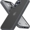 Eastinbox for iPhone 16 Case [16FT Military Grade Shockproof], Anti-Slip Anti-Scratch, Slim Translucent Frosted Matte Protective Cover, i Phone 16 Phone Case 6.1", Gray