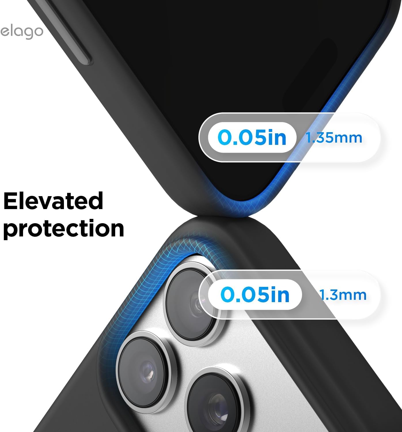 61DXK1ApqeL._AC_SL1500_ elago for iPhone 17 Pro Case, Premium Magnetic Silicone Case, Compatible with MagSafe, Liquid Silicone Material, Protective Cover, Shockproof, Slim Phone, 6.3 inch (Black)
