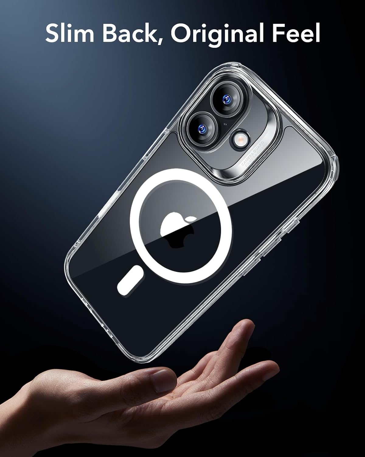 ESR for iPhone 17 Case, Camera Control Cover, Compatible with MagSafe, Shockproof Military-Grade Protection, Magnetic Phone Case for iPhone 17, Classic Hybrid Case, Clear